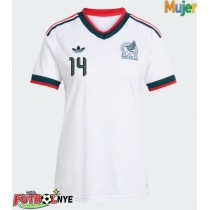 Camiseta México Armando Gonzalez #14 Visitante Equipación para mujer Mundial 2026 manga corta